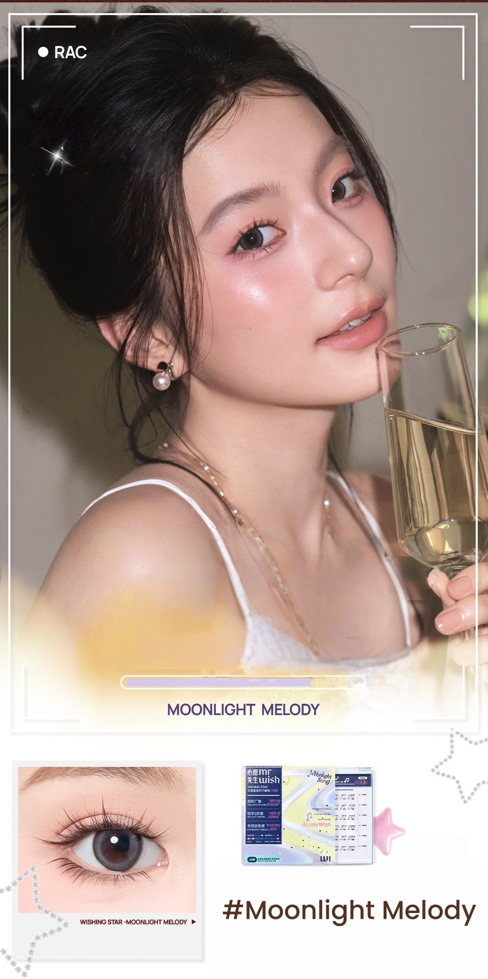 MR.WISH Wish Star Collection Natural Glue-free Lower False Eyelashes T5652