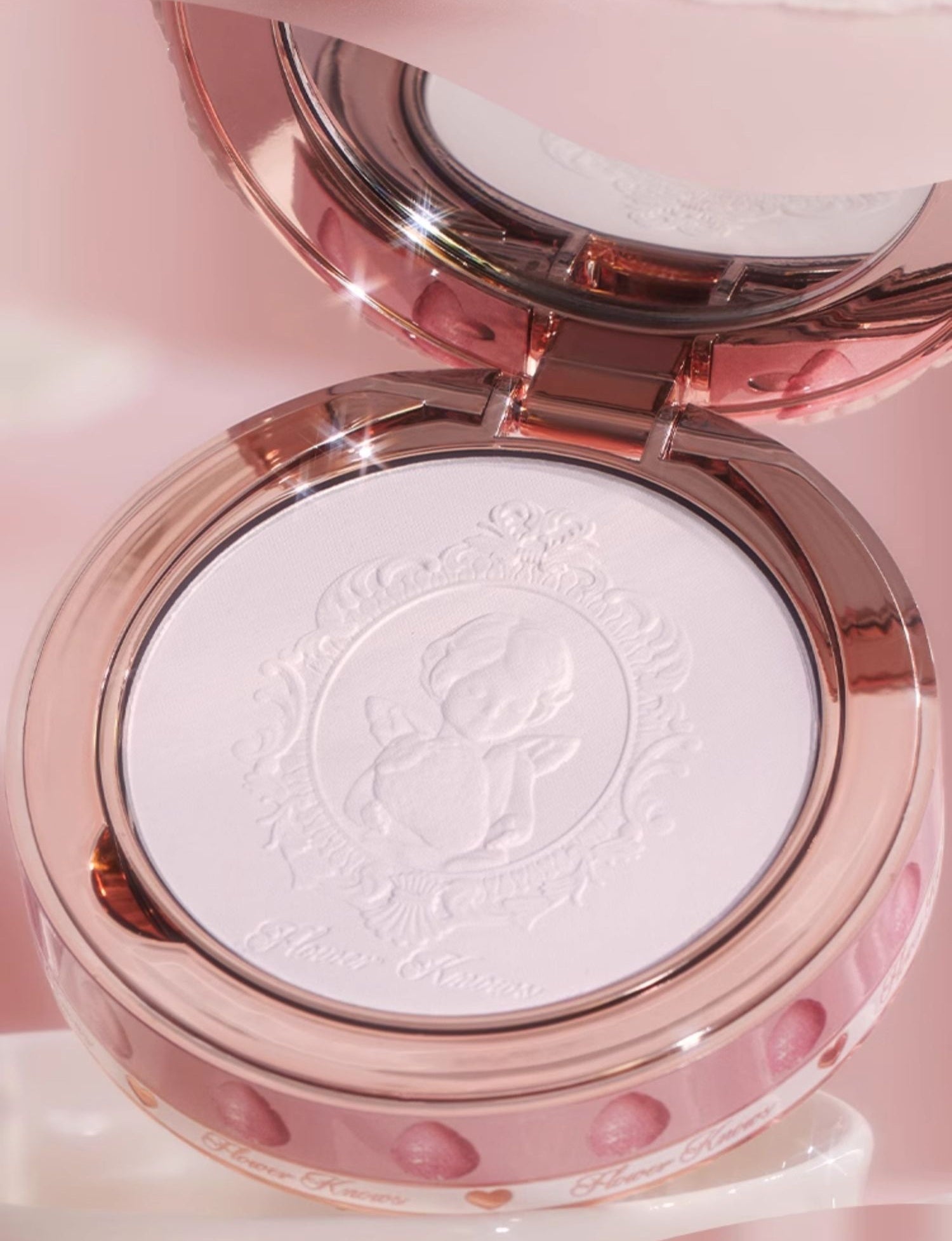 Flower Knows Strawberry Cupid Collection Matte Pressed Powder T5918