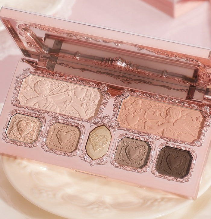Flower Knows Strawberry Cupid Collection Full Facial Makeup Palette T5920