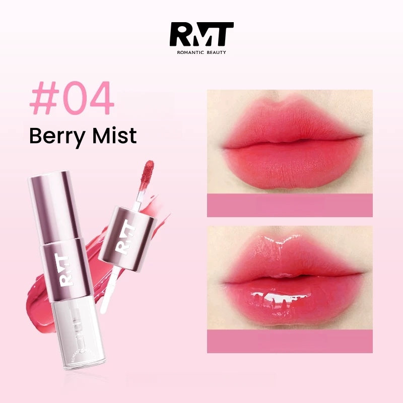 ROMANTIC BEAUTY Matte & Glossy Double-head Long-wear Lip Glaze T5711