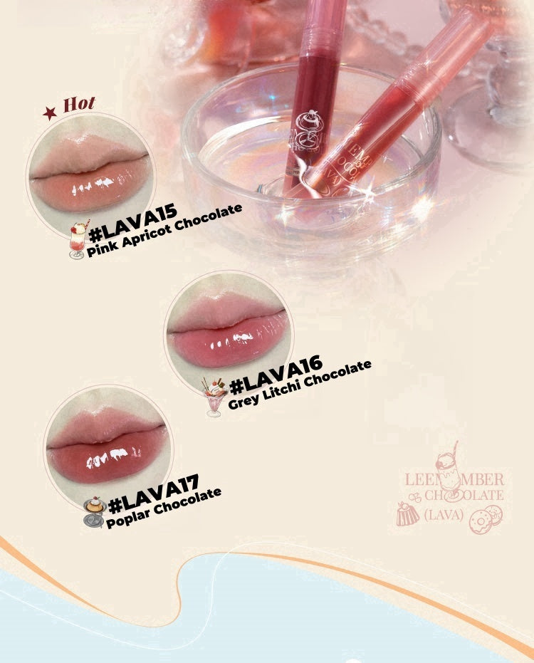 LEEMEMBER Molten Chocolate Moist Mirror Lip Gloss T4312