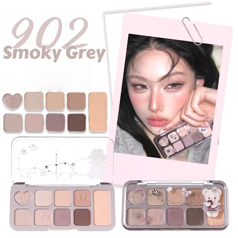 JILL LEEN Little Bear 9-color Eyeshadow Makeup Palette T5616