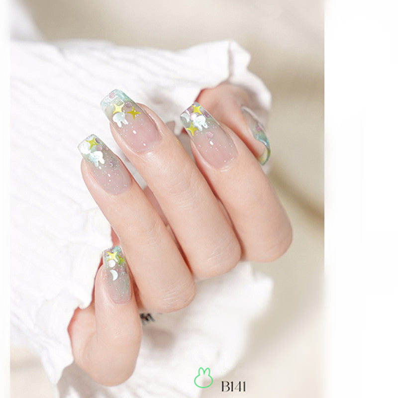 KellyKessa 15ml Cute Rabbit Sequins Glitter Gel Polish T3508