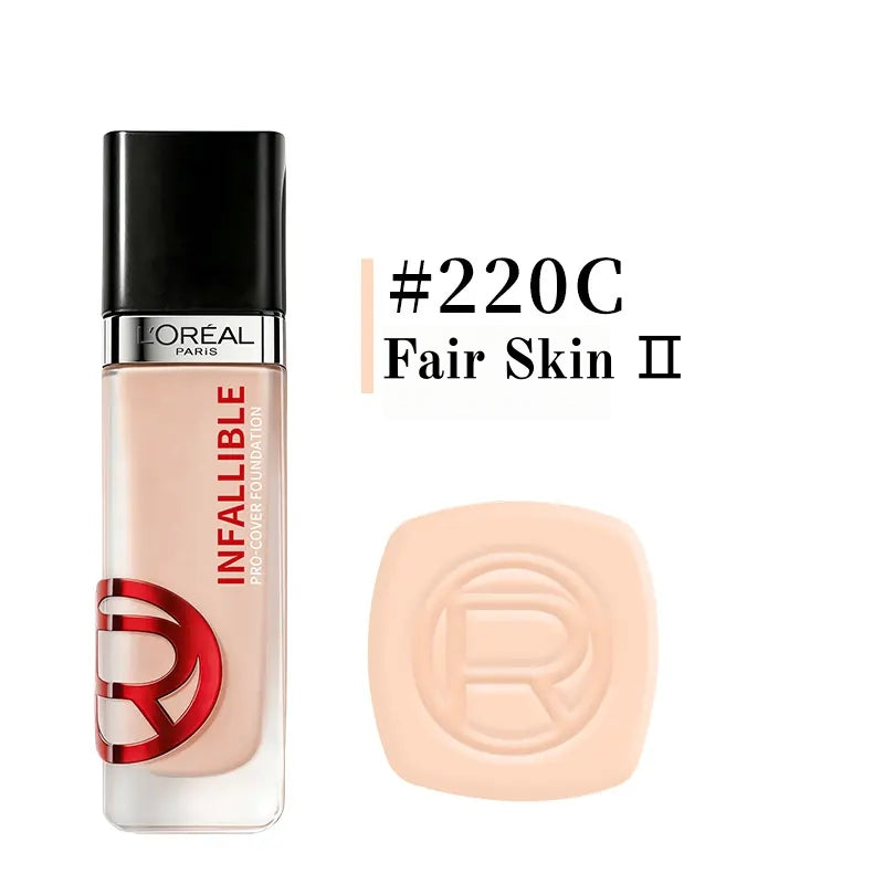 L'Oréal Long-wear Skin-fitting Liquid Foundation T6002