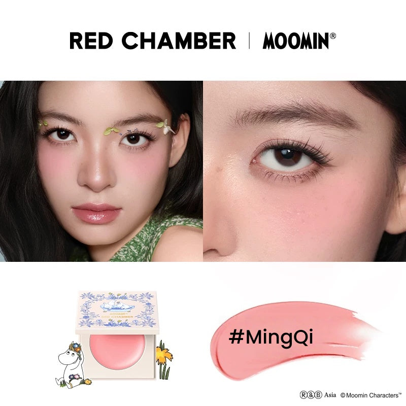RED CHAMBER X Moomin Multi-use Makeup Cream & Highlighter & Lipstick T5757