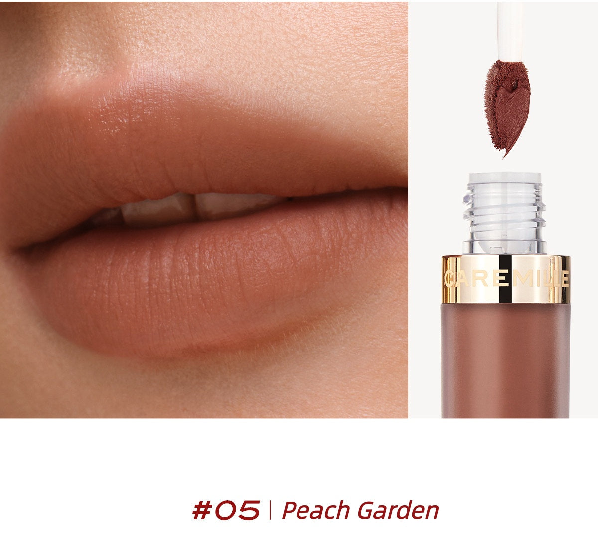 CAREMILLE Go-nude Matte Velvet Essence Lip Cream T5690