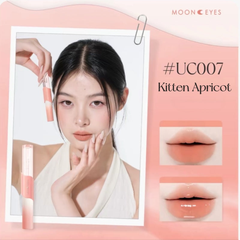 Mooneyes Color Diary Collection Matte & Glossy Double-head Lip Glaze T6028
