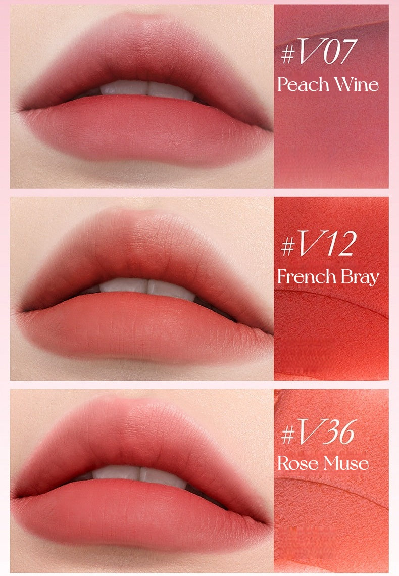 MOOEKISS Pink Blue Collection Velvet Matte Lip Mud T5669