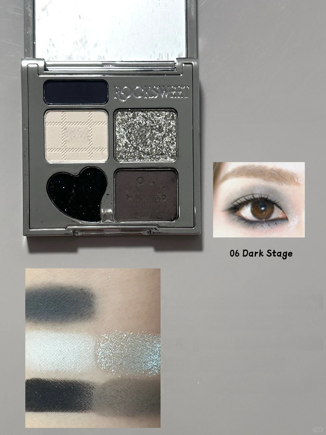 ROCK SWEET Rhythmic Fantasy Collection 5-color Eyeshadow Palette T5655