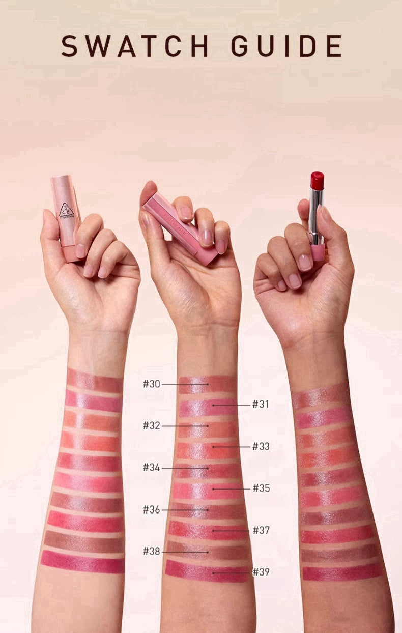 3CE Good Look Moist Glazy Mirror Lipstick T4360