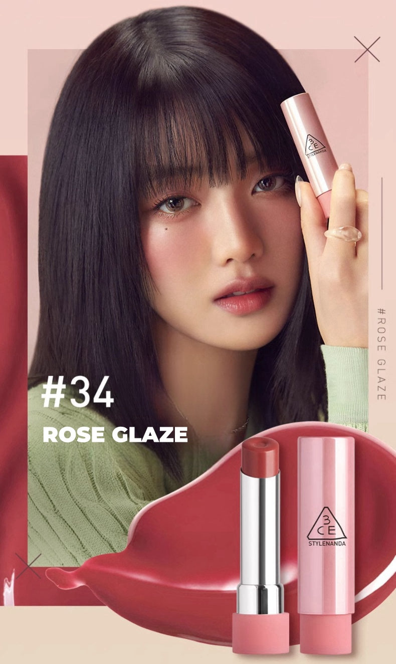 3CE Good Look Moist Glazy Mirror Lipstick T4360