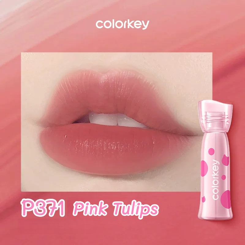 レイチェル❣️ 　KOKYU nuance color plamp lip COLORKEY X Pokky Mao Collection Watery Matte Lip Gloss T5730
