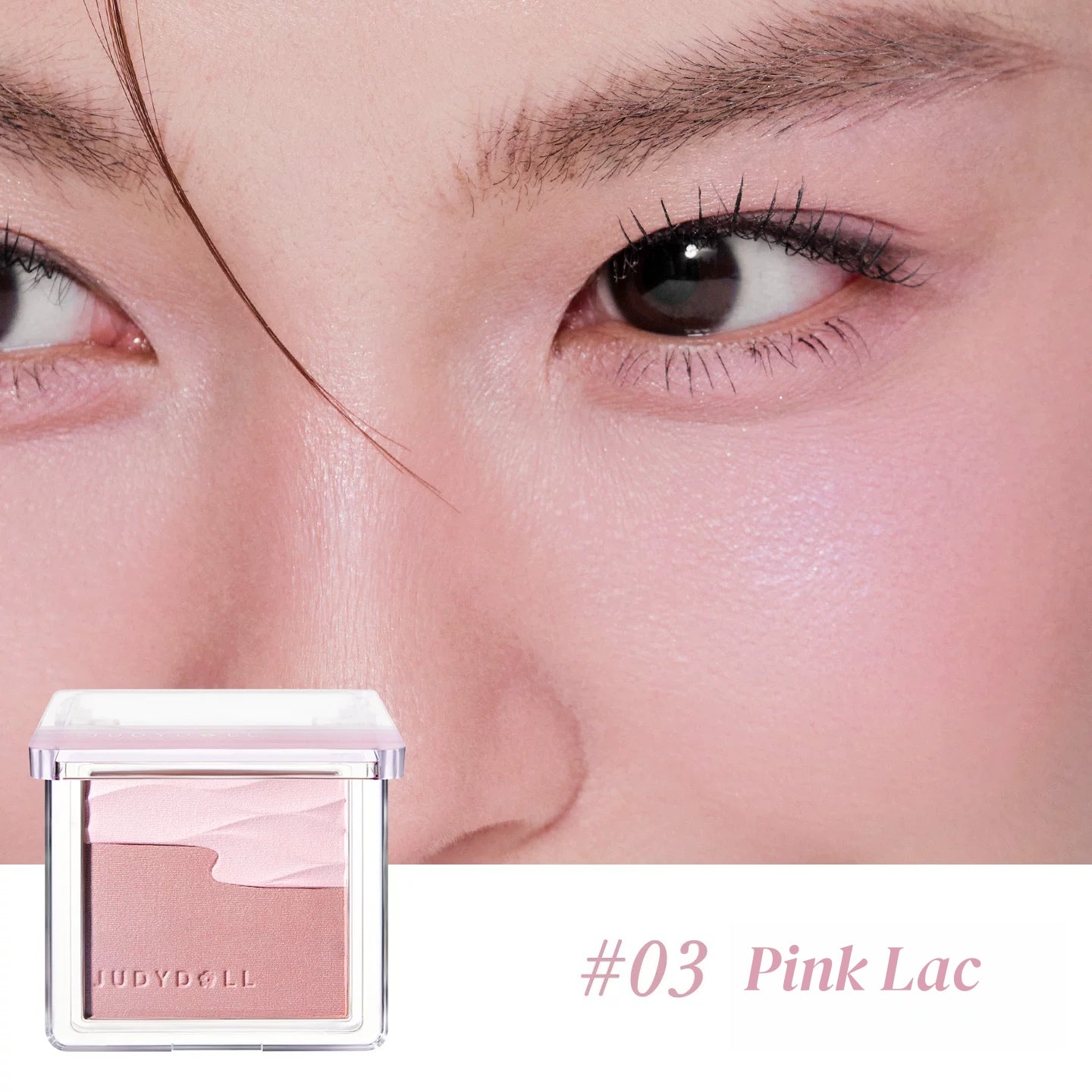 JUDYDOLL Satin Glow Double-color Blush T5845