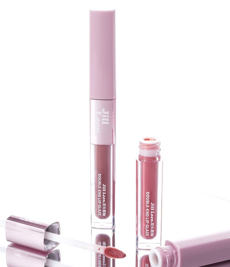 JILL LEEN Long-wear Matte & Glossy Double-head Lip Glaze T5618