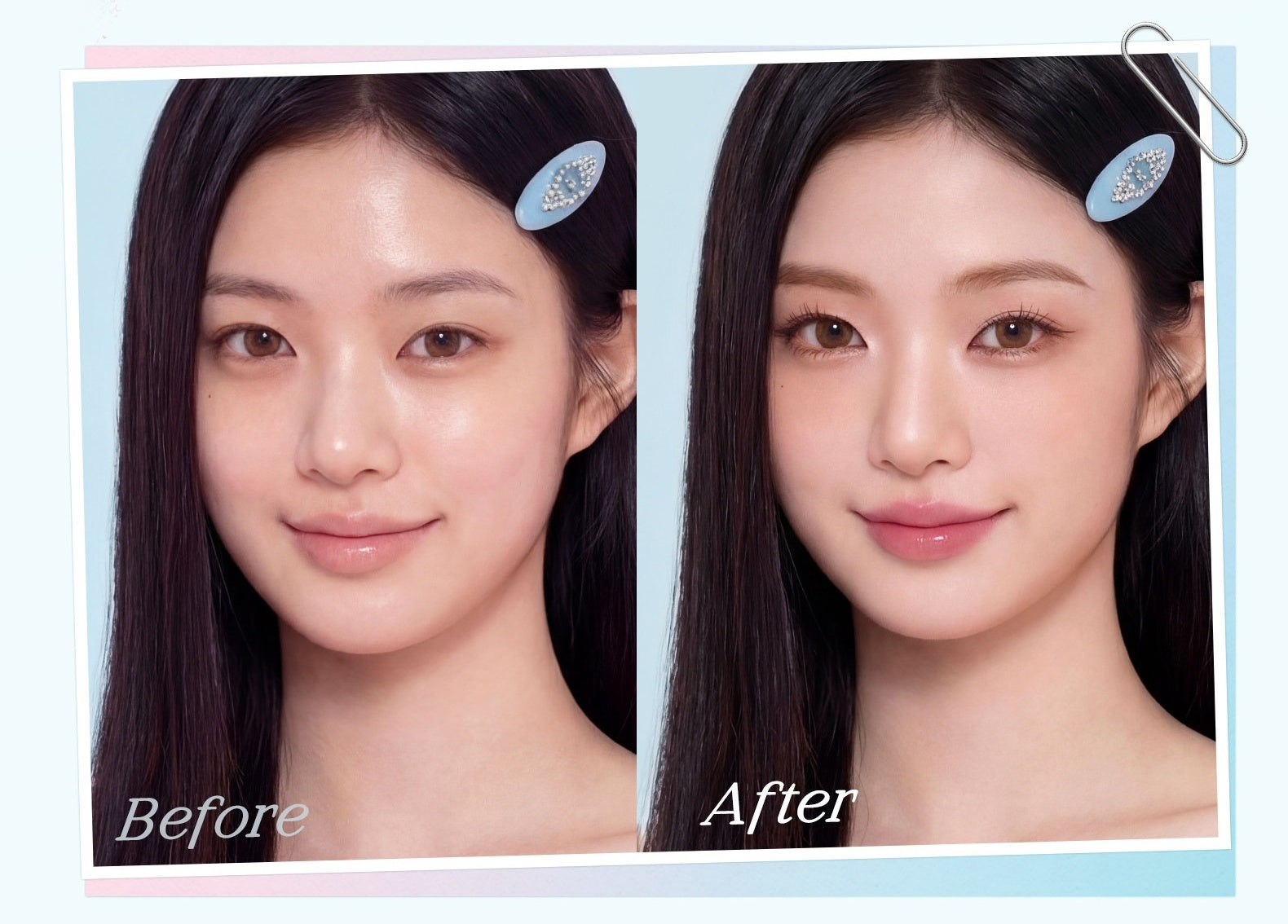 MOOEKISS Pink Blue Collection Double-head Matte & Matte Lip Glaze T5667