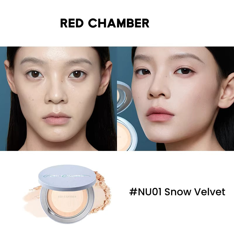 RED CHAMBER Oil-control Makeup Setting Pressed Powder T5662