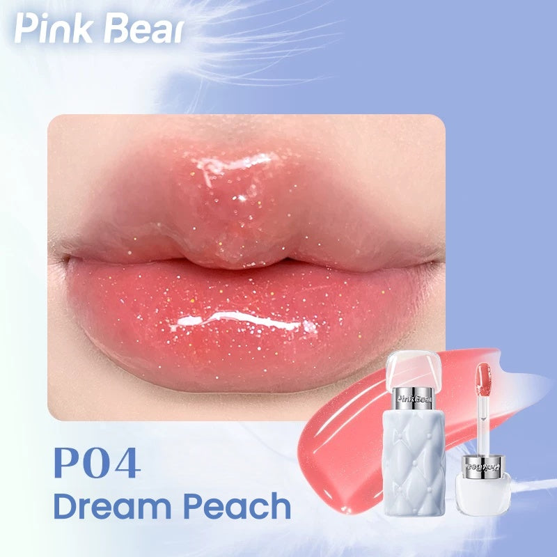 PINK BEAR Sunshine Orchard Collection Plumping Glossy Lip Gloss T5929