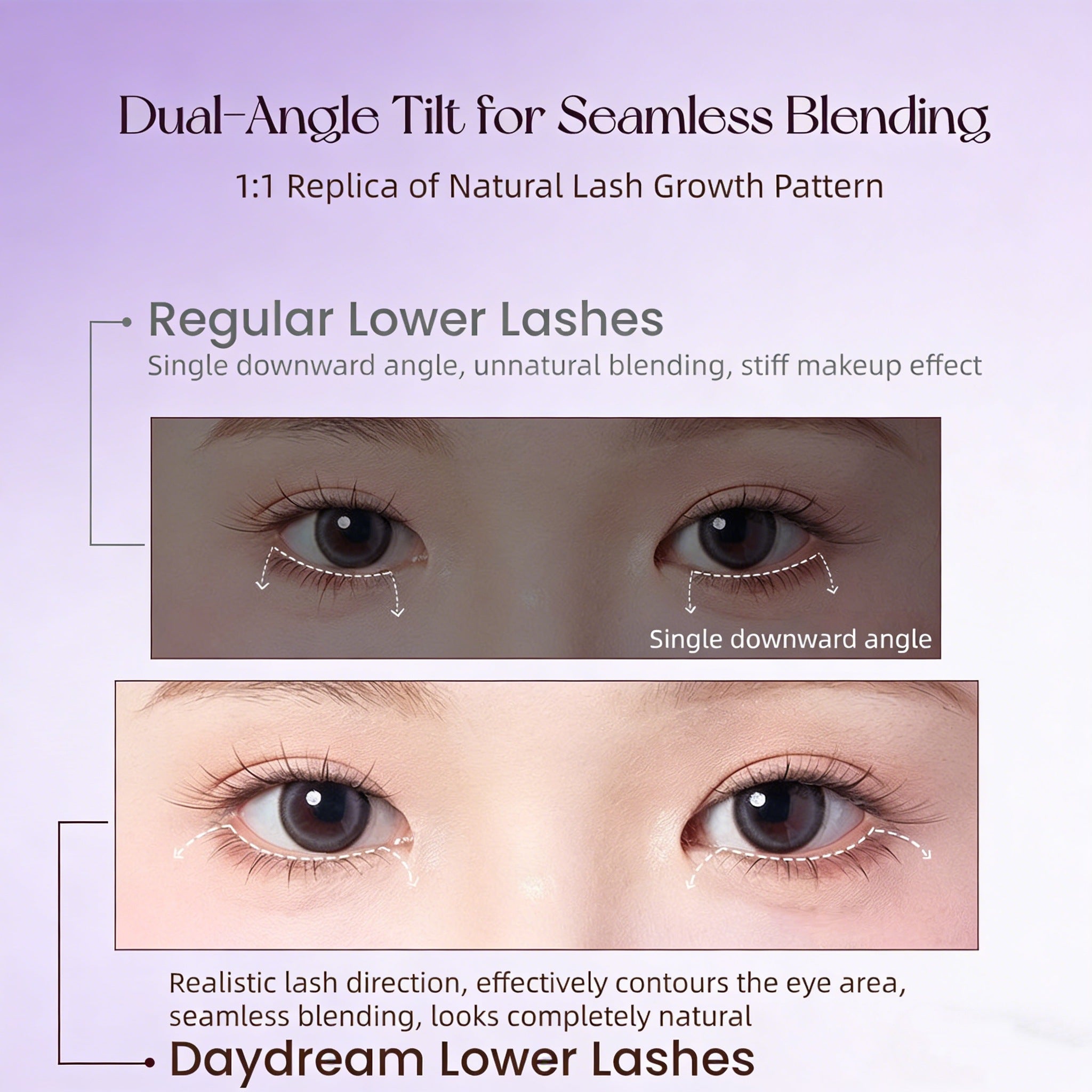 MR.WISH Wish Star Collection Natural Glue-free Lower False Eyelashes T5652