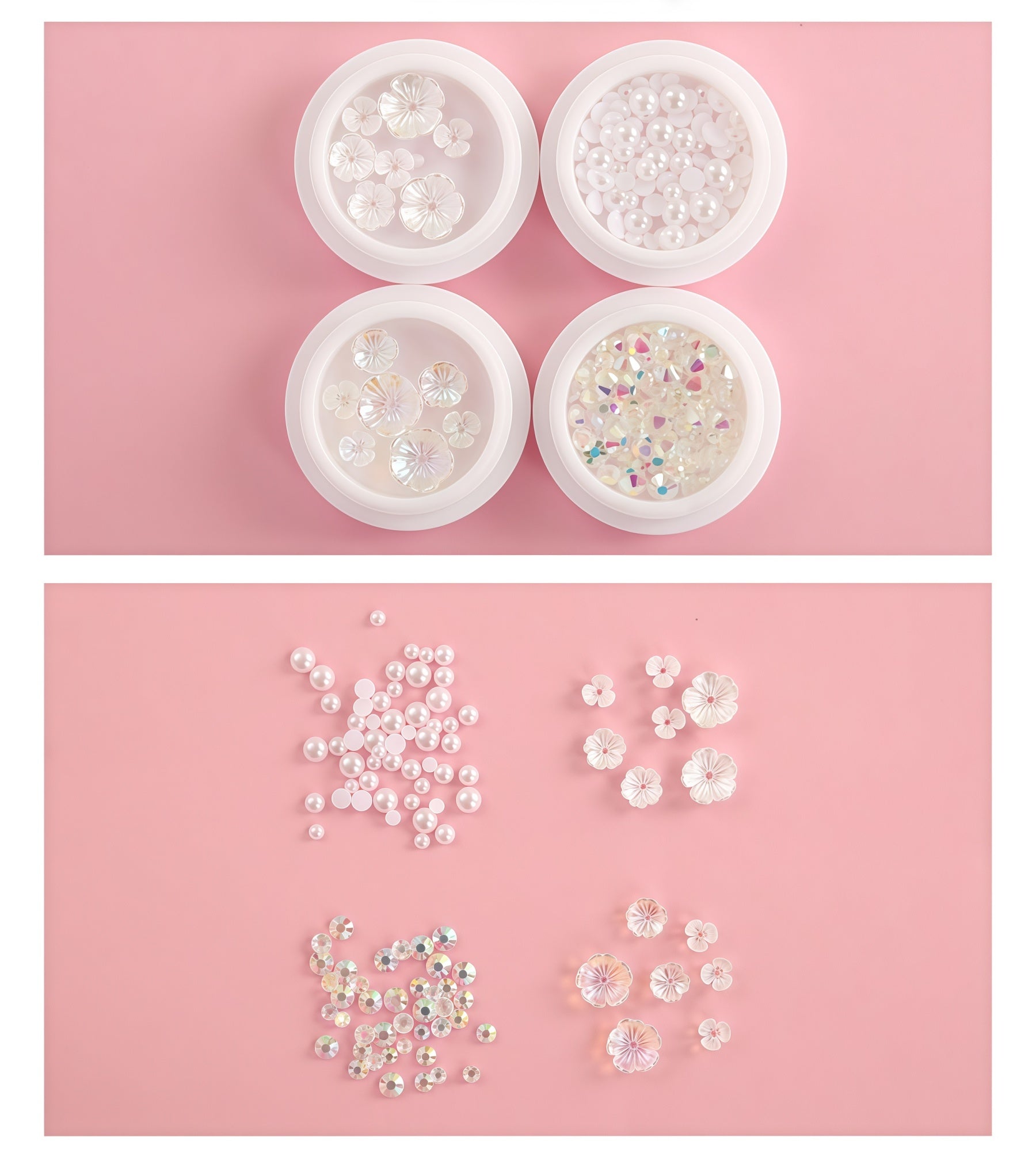AmazingGirl Glittery Sequin Face Makeup Stickers T5899