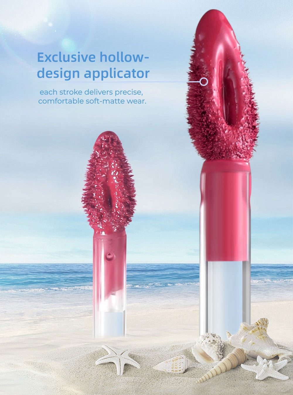 CANDY MUSE Water Bubbles Collection Matte Moist Lip Glaze T5805