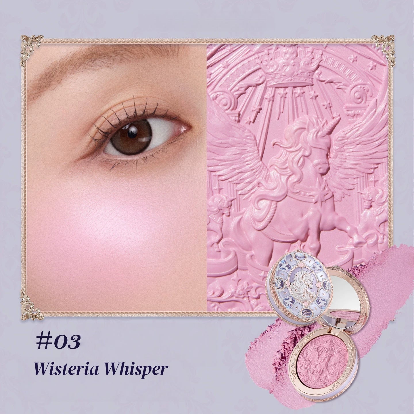 Flower Knows Unicorn Collection Satin Blush T5898