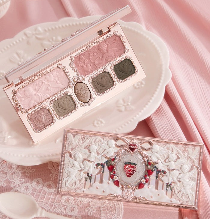Flower Knows Strawberry Cupid Collection Full Facial Makeup Palette T5920