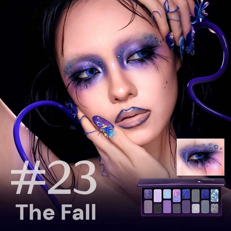 QianYan Fall into Forbidden Garden Collection 16-color Eyeshadow Palette T6023