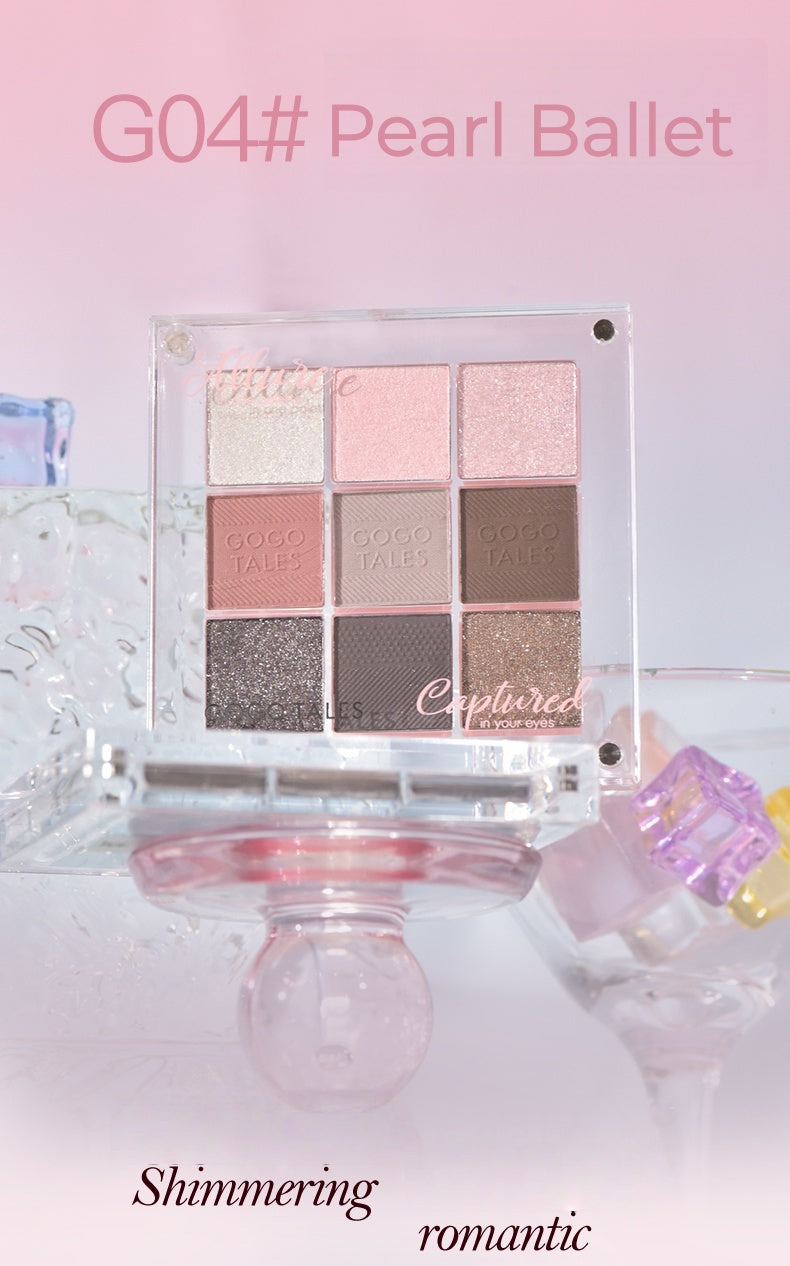 GOGO TALES Magnetic Sliding Cover Smoky Eyeshadow Palette T5234