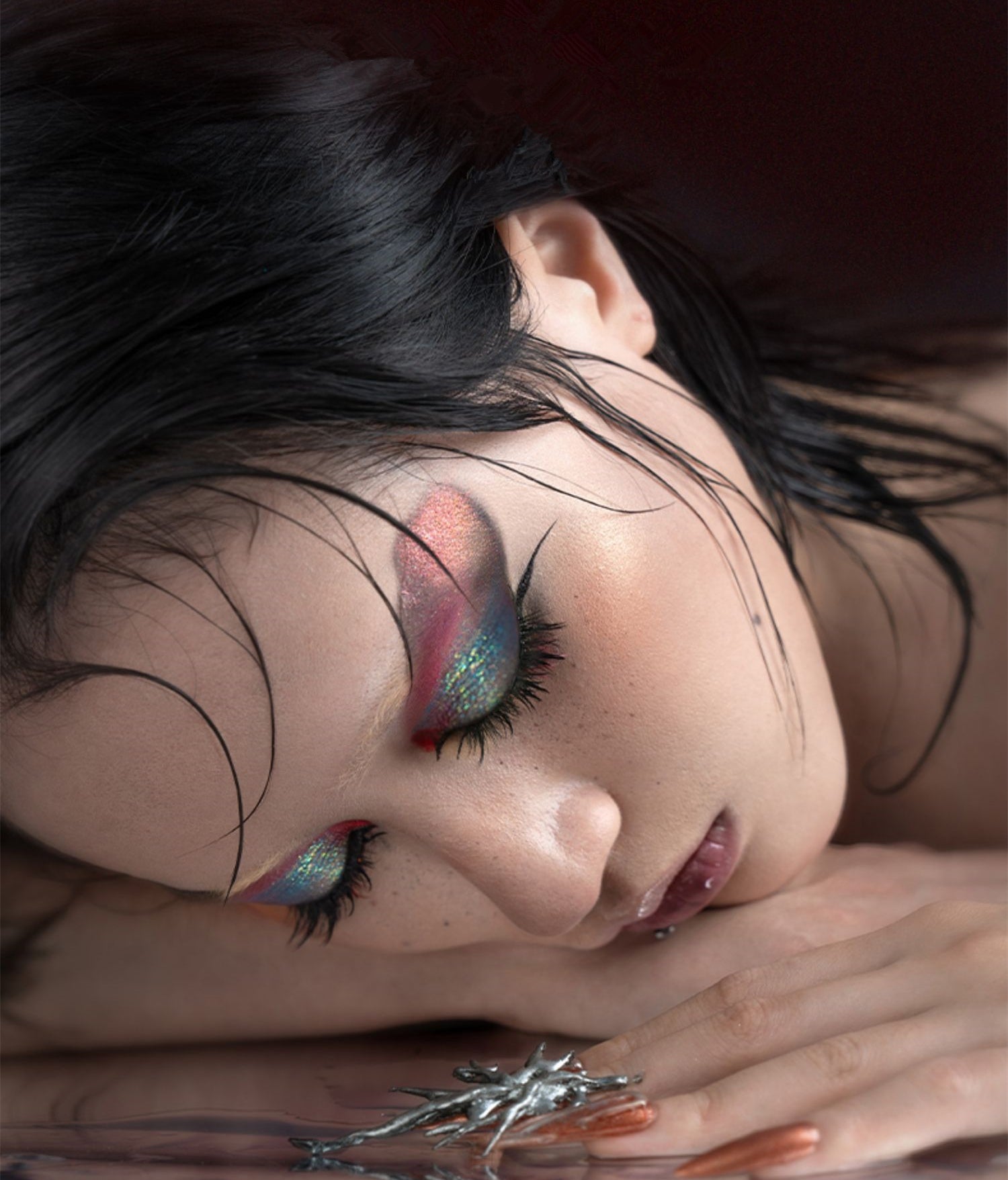 QianYan X Freya86 16-farvet kameleon øjenskyggepalette T4017 