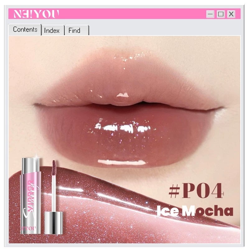 NEIYOU Glossy Mirror Long-wear Lip Gloss T5826