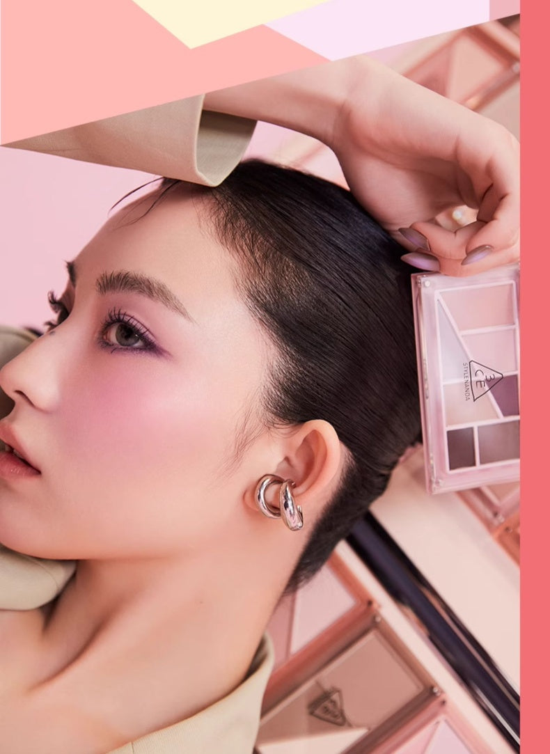 3CE Layer-It-All Shadow Eyeshadow & Blusher & Contour Makeup Palette T4654