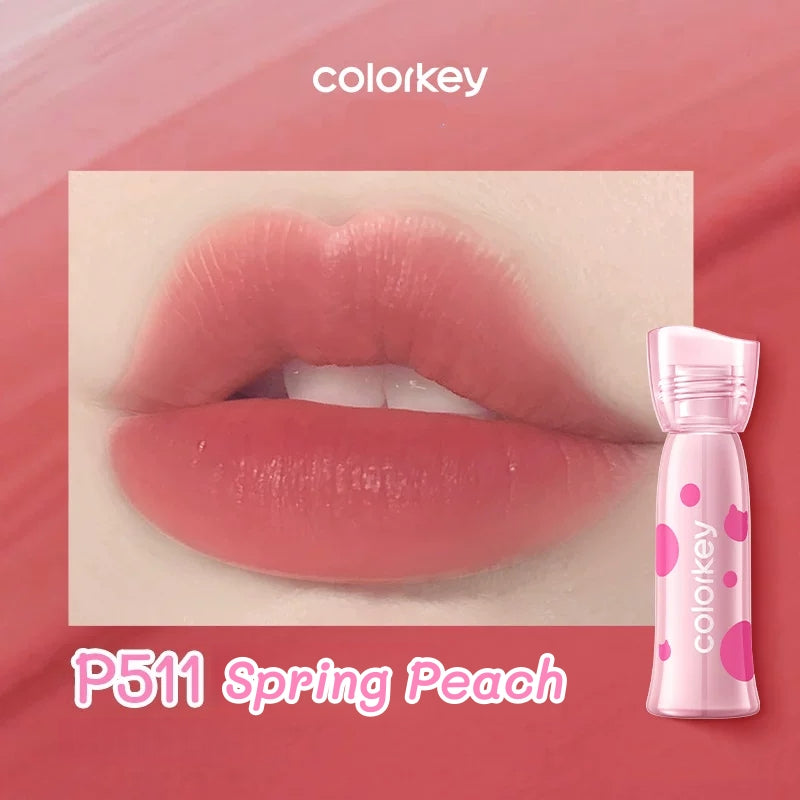 レイチェル❣️ 　KOKYU nuance color plamp lip COLORKEY X Pokky Mao Collection Watery Matte Lip Gloss T5730