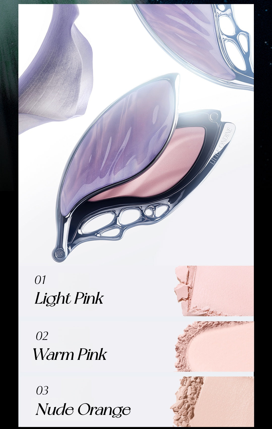 LITTLE ONDINE Trip of Dream Art Collection Lipstick & Blusher & Eyeshadow T5231