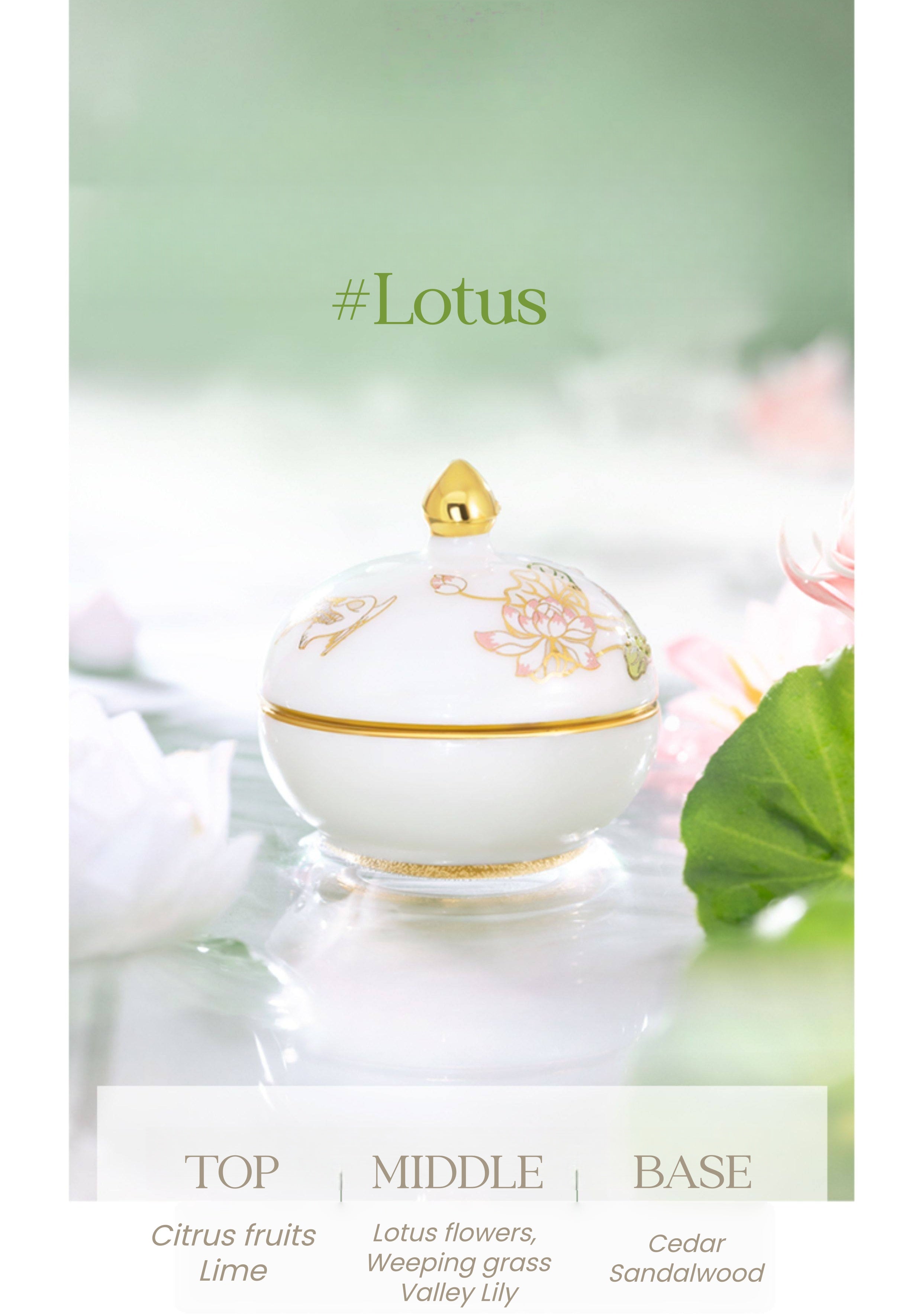 PALACE MUSEUM Flower God Collection Solid Perfume Balm T5499