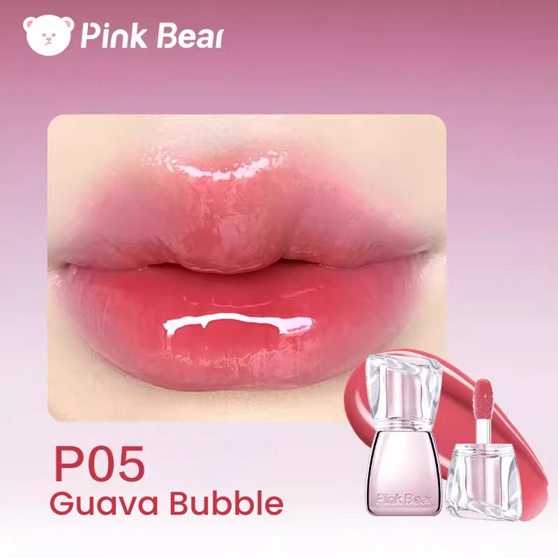 PINK BEAR Cherry Moment Collection Moist Essence Glossy Lip Gloss T5530