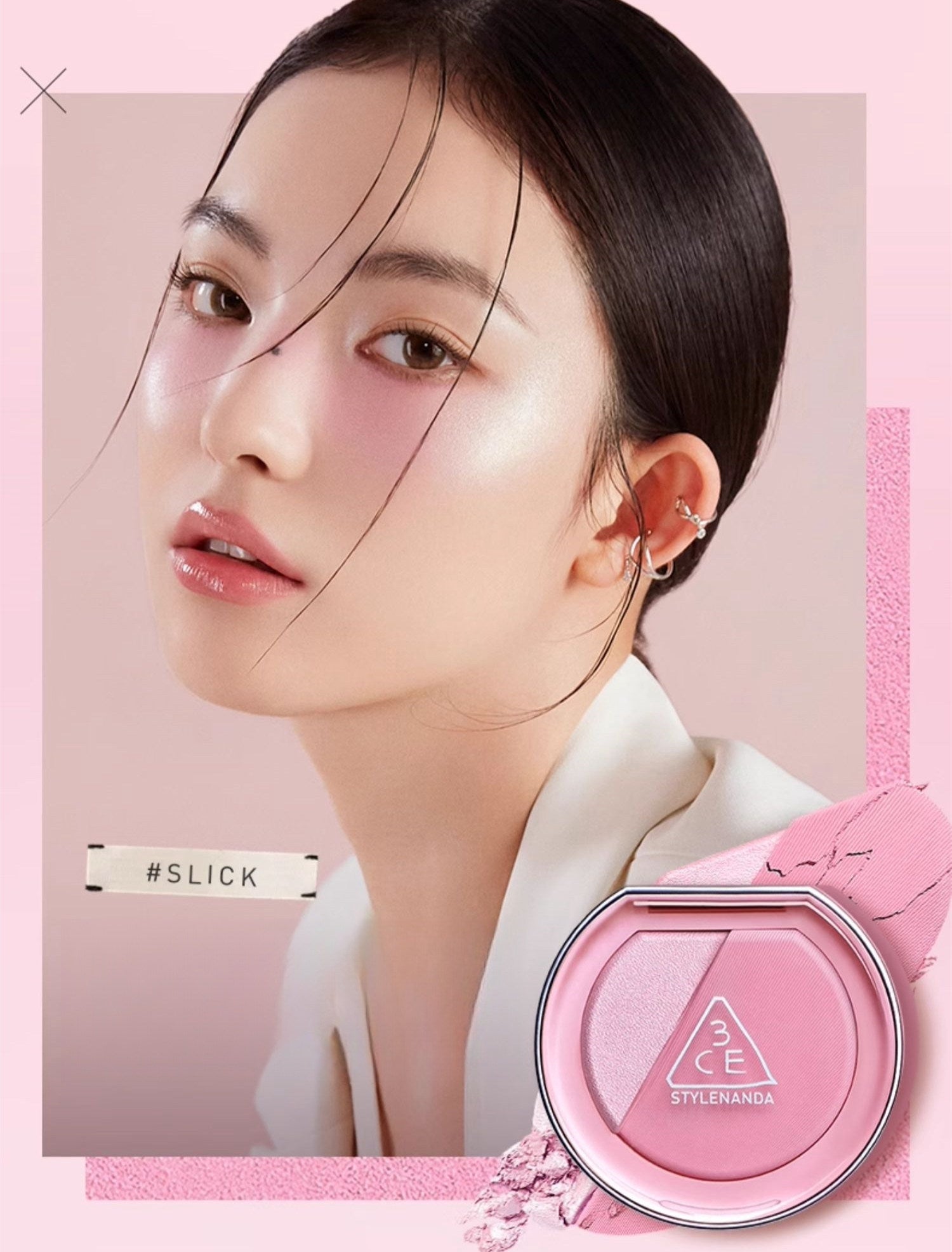 3CE Matte Blusher & Highlighter Makeup Palette T4361