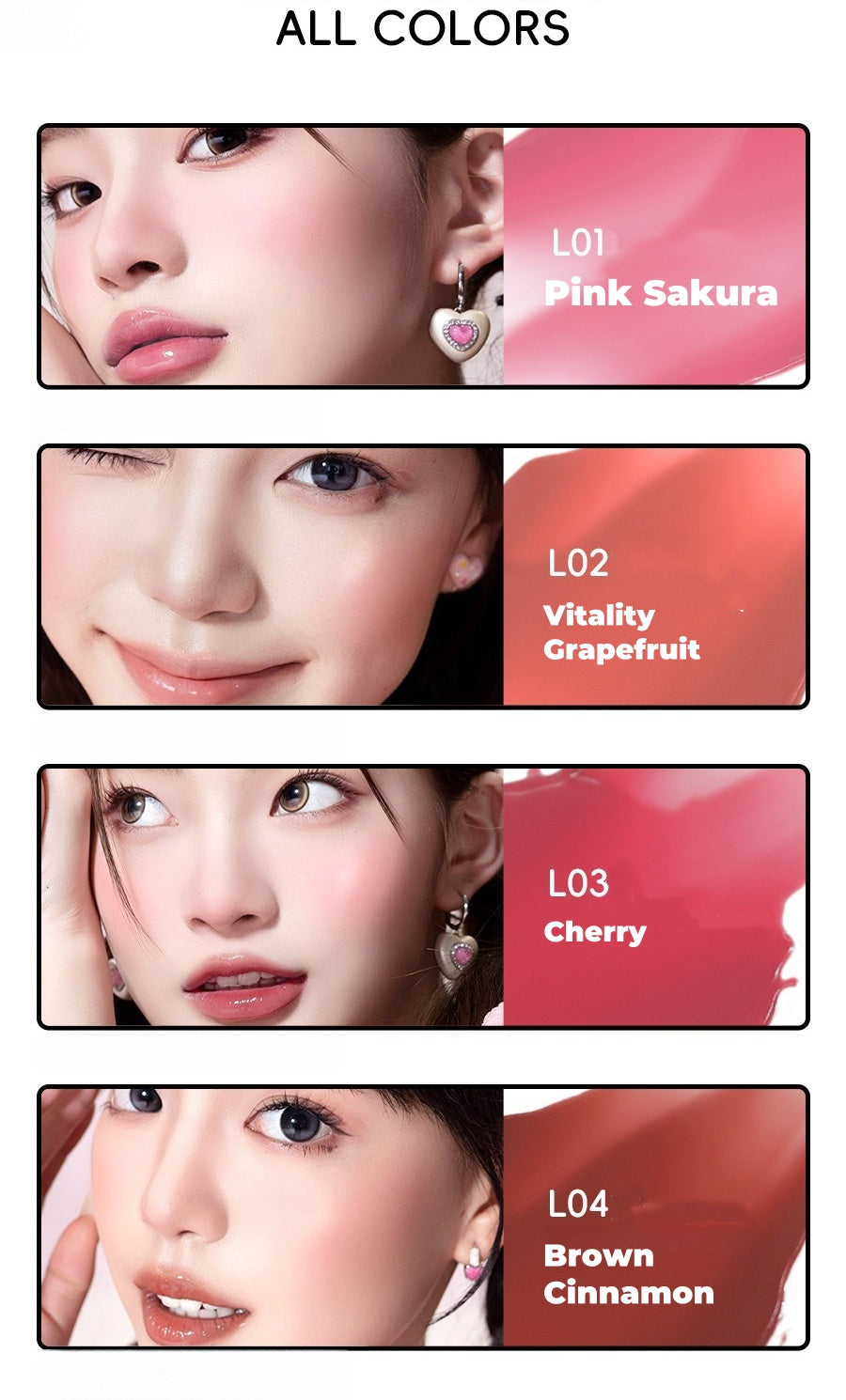 VEECCI Pudding Cheek & Lip Watery-glow Multi-use Makeup Cream T4516