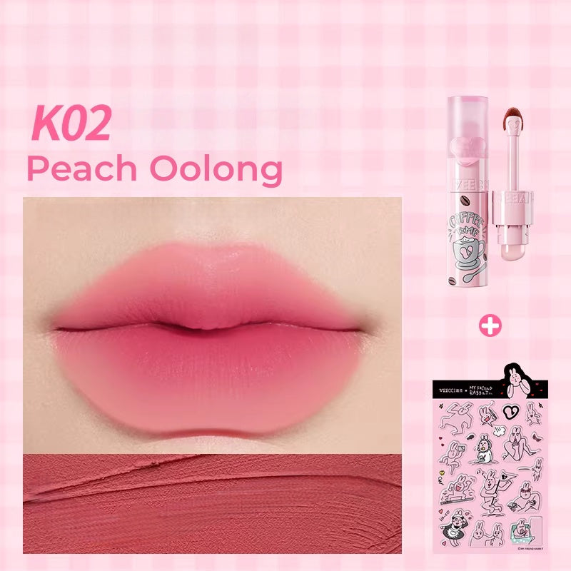 VEECCI Coffee Cloud Collection Matte Smooth Long-wear Lip Glaze T5515