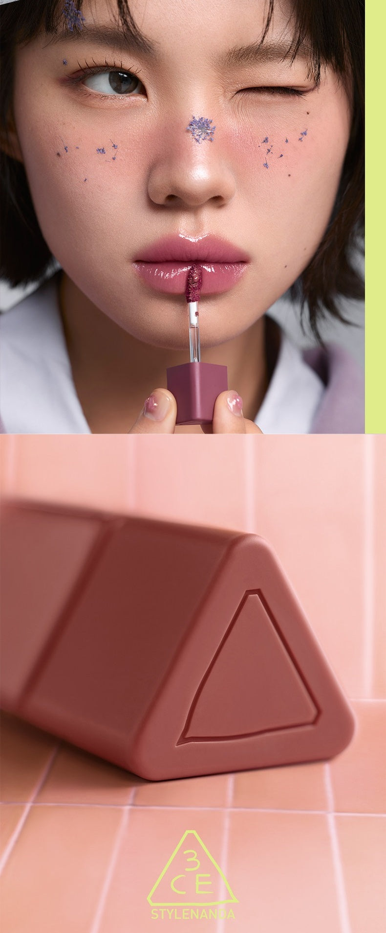 3CE Little Hard Candy Collection Glossy Moist Nourish Lip Gloss