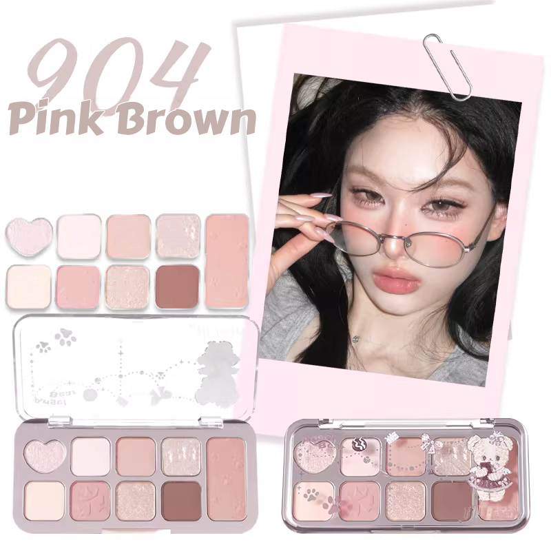 JILL LEEN Little Bear 9-color Eyeshadow Makeup Palette T5616