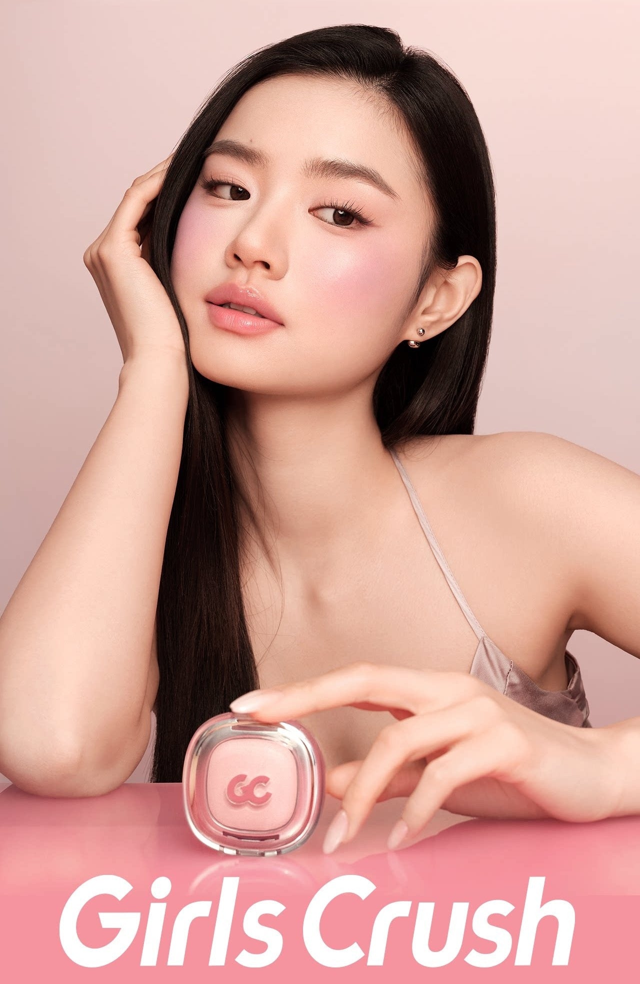 GIRLS CRUSH Satin Makeup Blusher Cream T5663