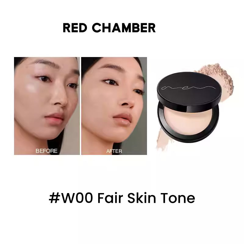 RED CHAMBER Oil-control Makeup Setting Pressed Powder T5662