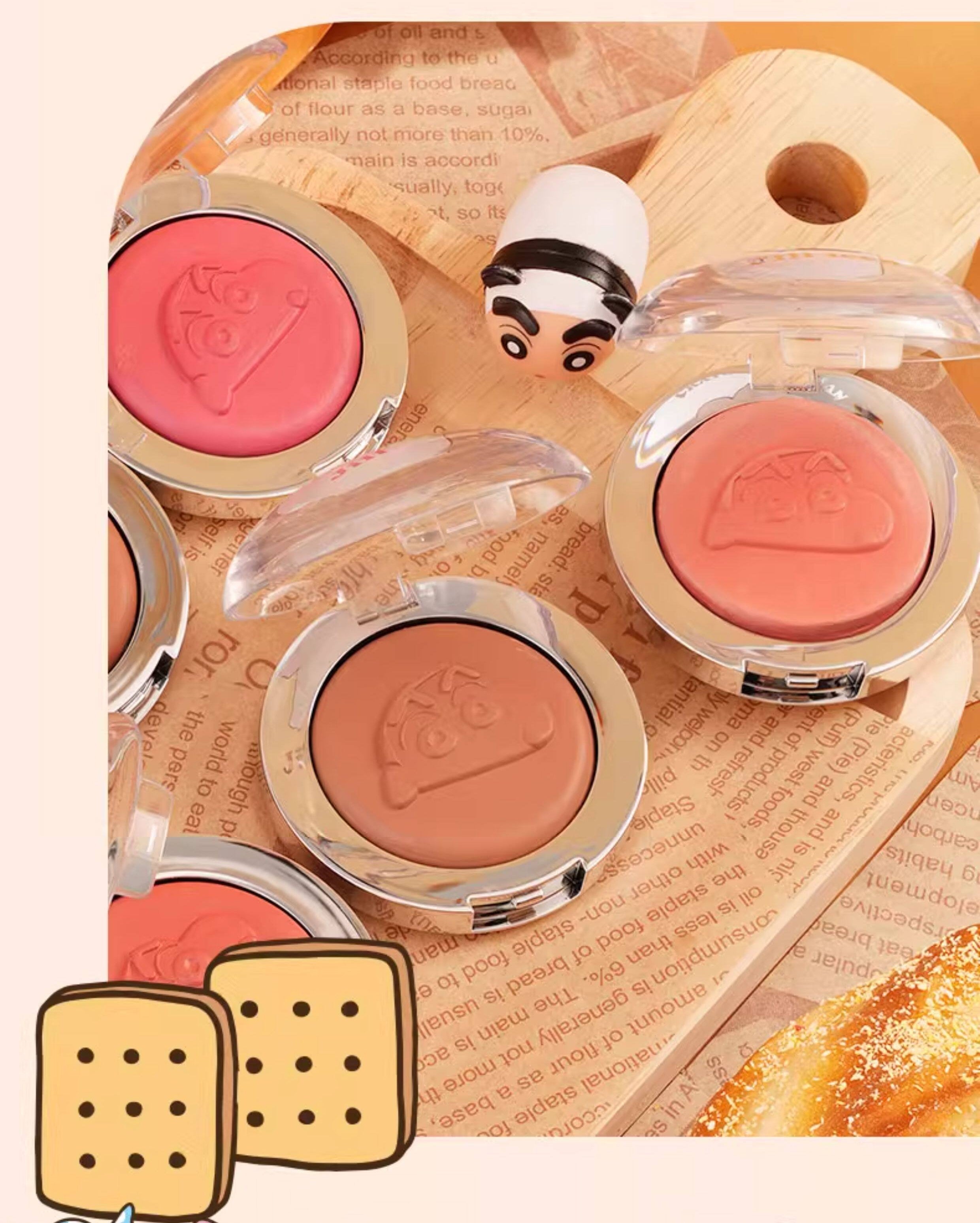 JILL LEEN X Crayon Shin-chan Baking Single-color Blusher T5634