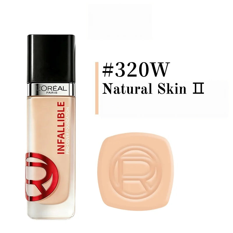 L'Oréal Long-wear Skin-fitting Liquid Foundation T6002