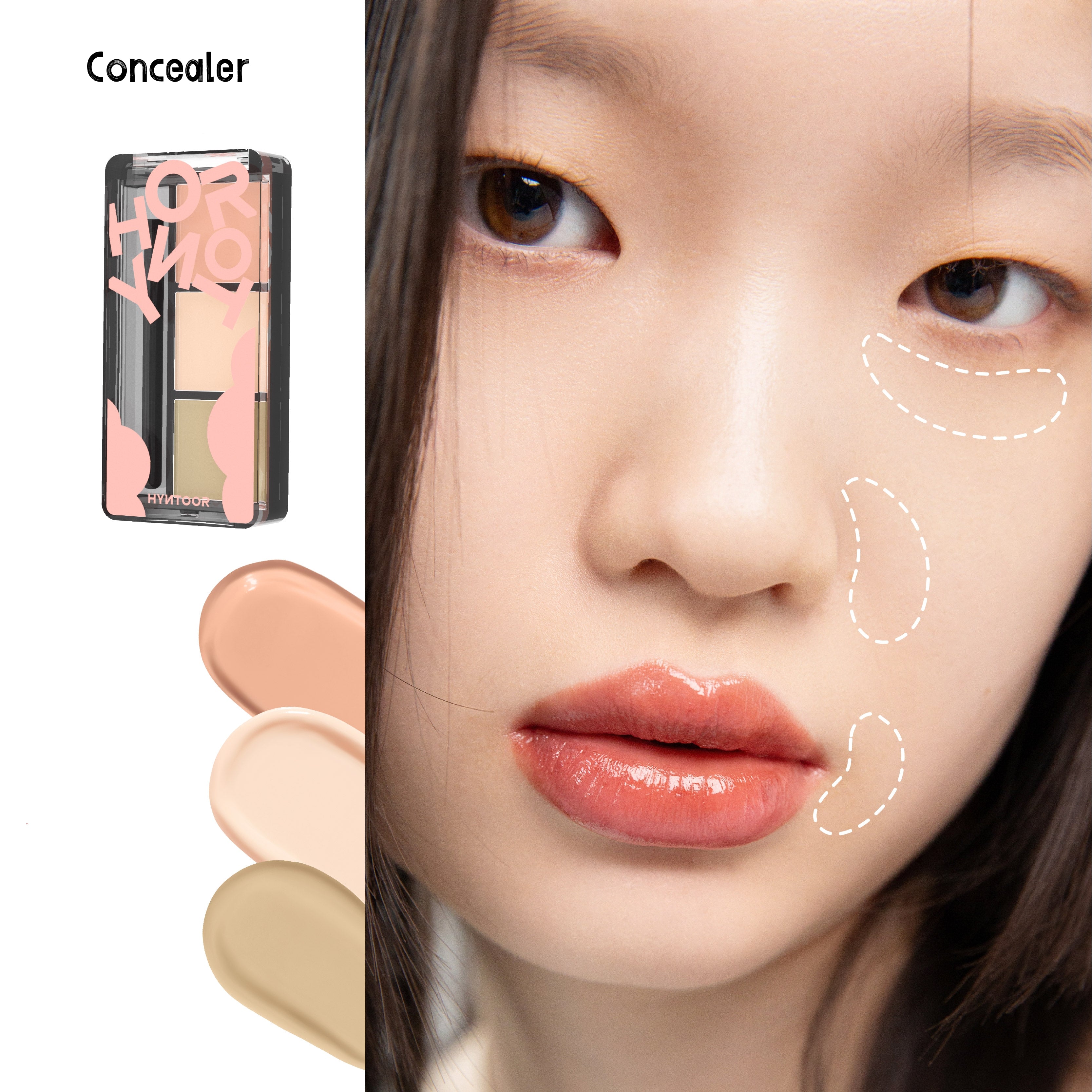HYNTOOR Base Makeup Moisturizing Blusher Cream T5186