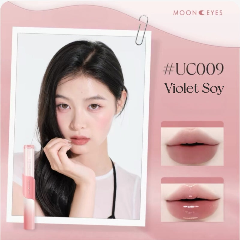 Mooneyes Color Diary Collection Matte & Glossy Double-head Lip Glaze T6028