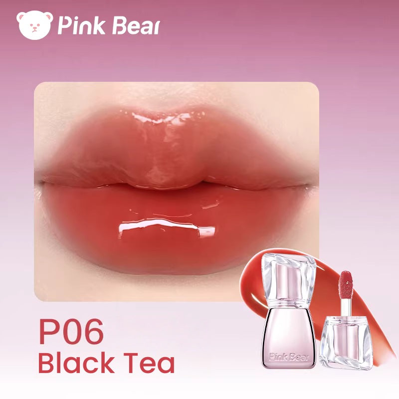 PINK BEAR Cherry Moment Collection Moist Essence Glossy Lip Gloss T5530