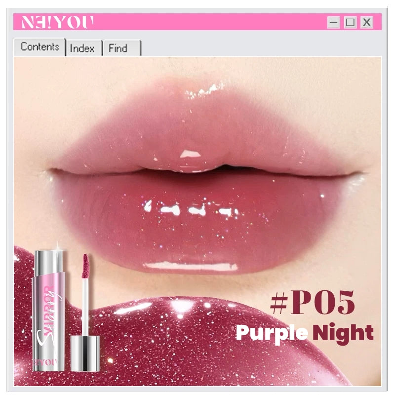 NEIYOU Glossy Mirror Long-wear Lip Gloss T5826