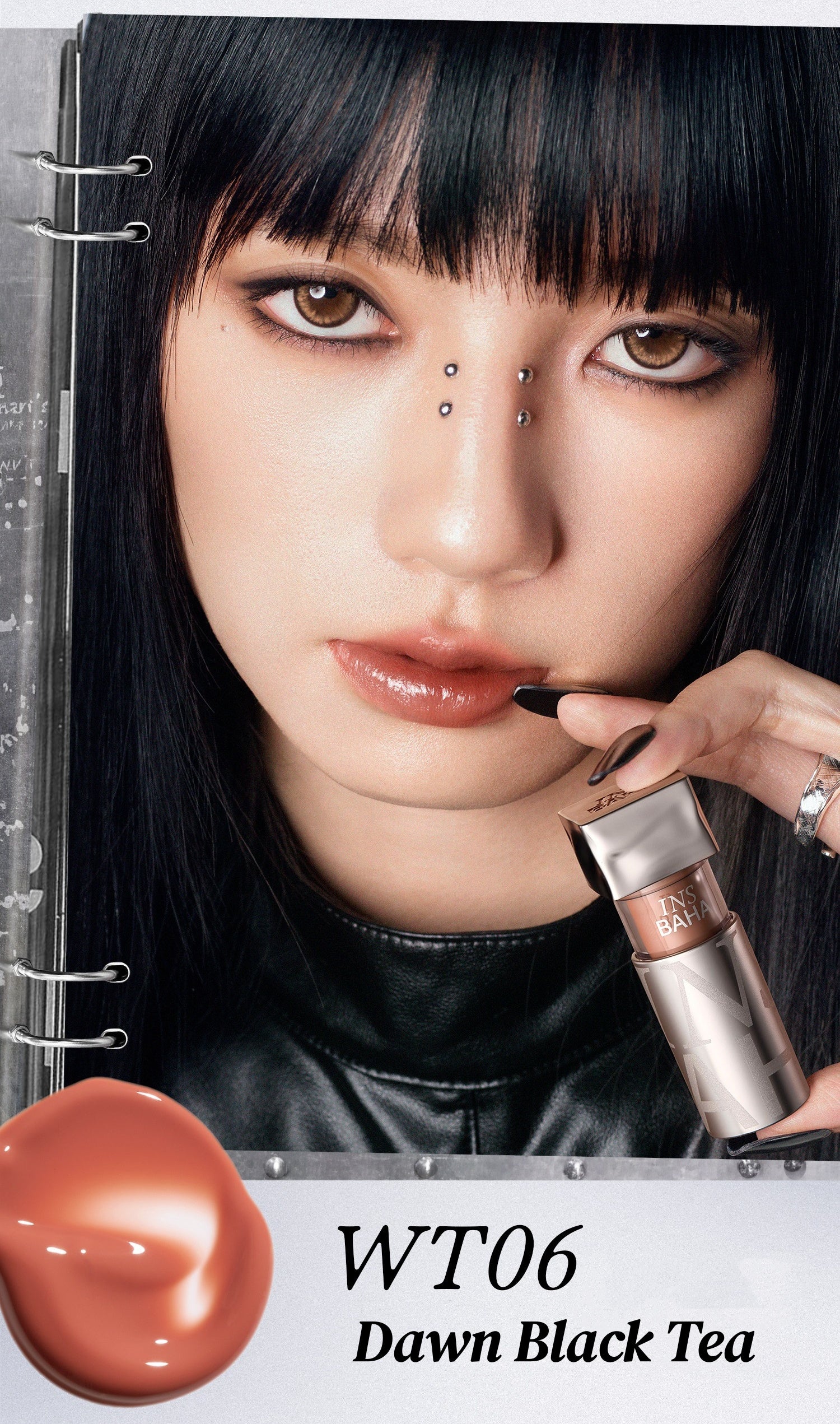 INSBAHA Wavy Long-wear Lip Cream & Lip Gloss T5979