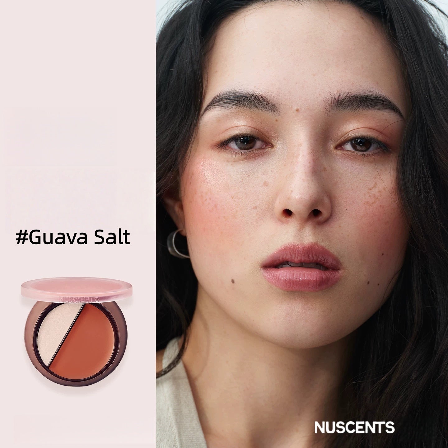 NUSCENTS Coucou Collection Dawn Glow Highlighter & Blusher Palette T5751